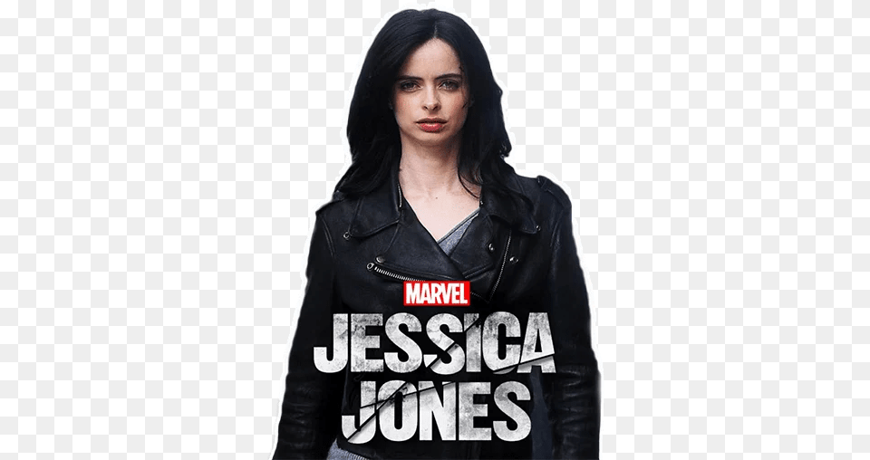 Jessica Stickers Set For Telegram Jessica Jones Netflix, Adult, Clothing, Coat, Female Free Transparent Png
