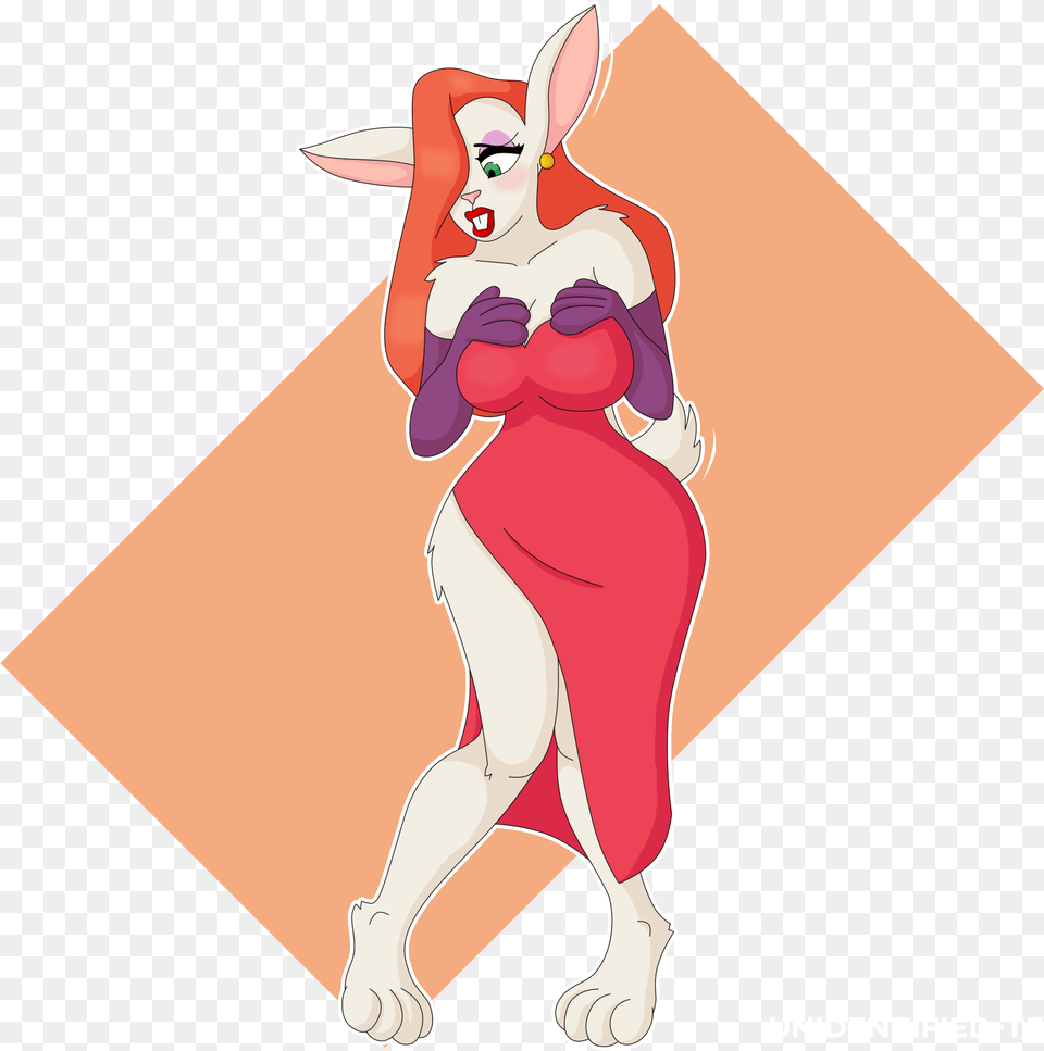 Jessica The Rabbit Jessica Rabbit Anthro, Animal, Mammal, Adult, Female Free Png