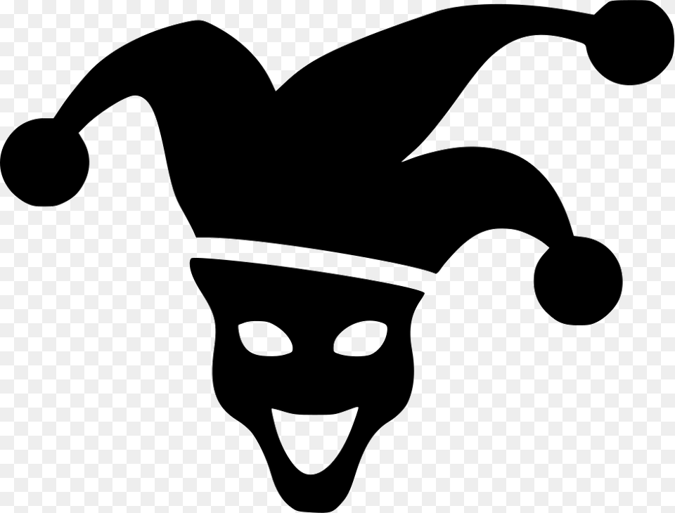 Jester, Stencil, Smoke Pipe, Face, Head Free Png Download