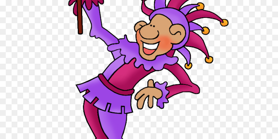 Jester Clipart, Purple, Cartoon, Baby, Person Png Image
