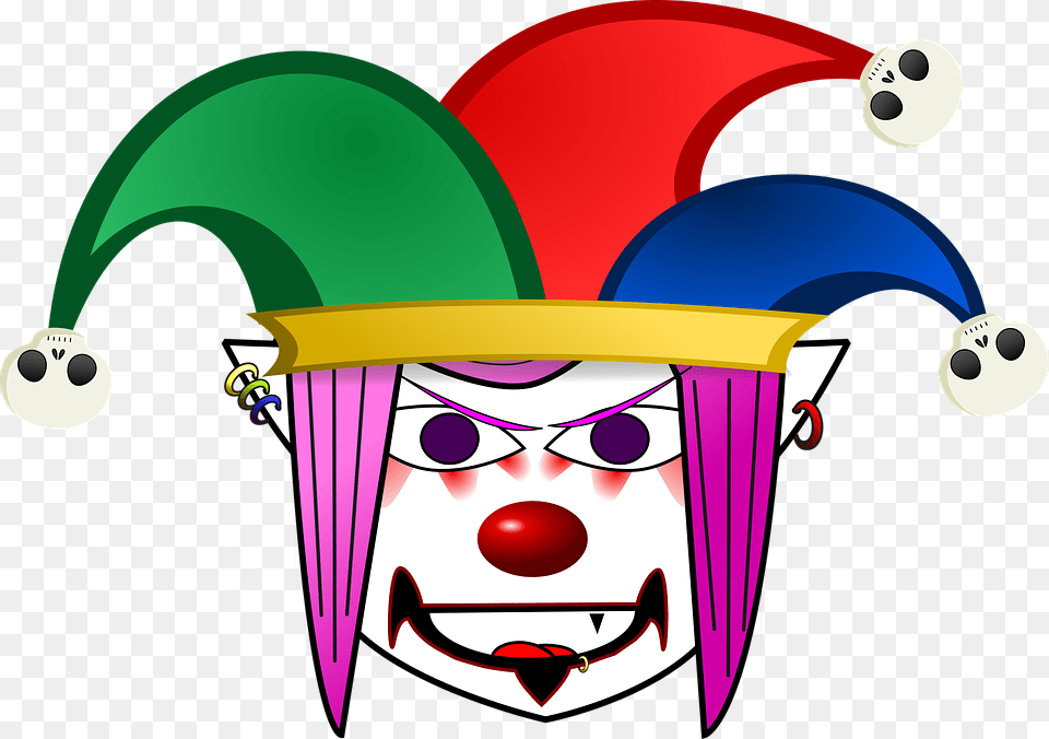 Jester Clipart Harley Quinn, Clown, Performer, Person, Face Png