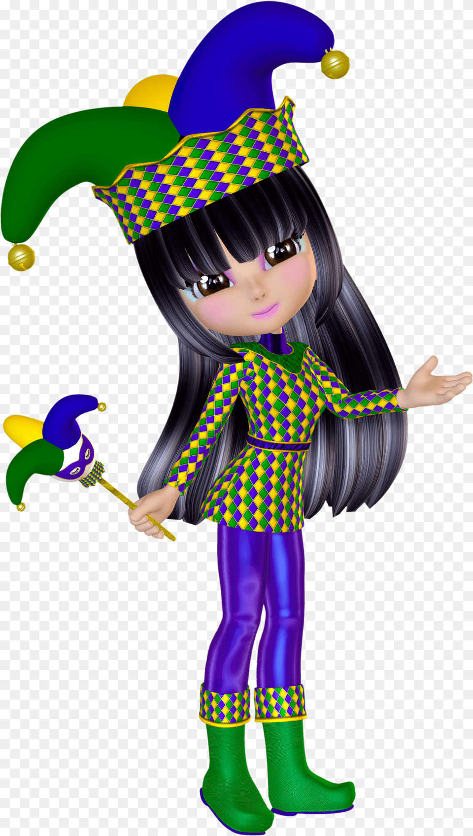 Jester Clipart Toy Mardi Gras Poser, Elf, Person, Face, Head Free Png