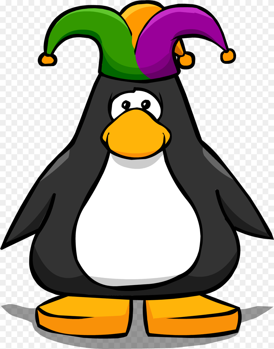 Jester Hat Cliparts Penguin With Santa Hat, Animal, Bird, King Penguin Free Png Download