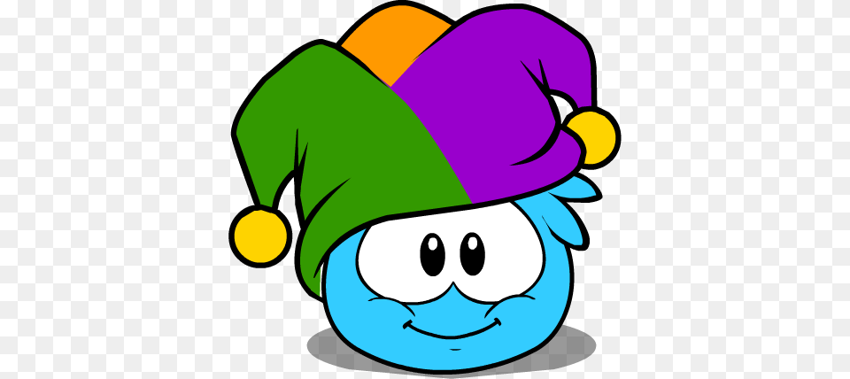 Jester Hat In Puffle Interface Club Penguin Beta Puffle, Cartoon Png Image