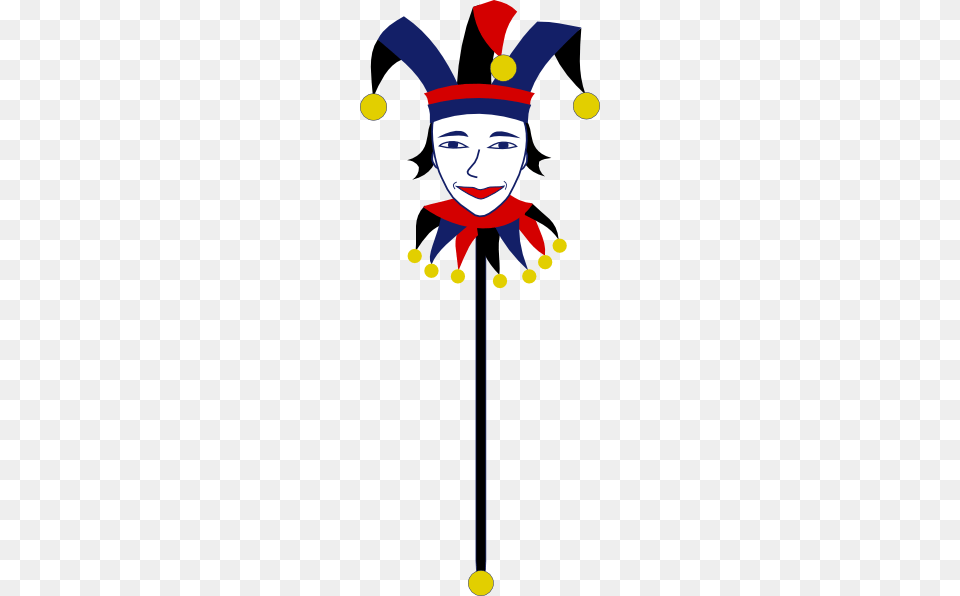 Jester On Stick Friendly Clip Art, Face, Head, Person, Performer Free Png