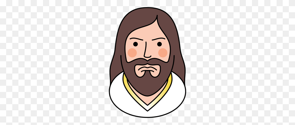 Jesucristo Stickers Lite, Face, Head, Person, Photography Free Png