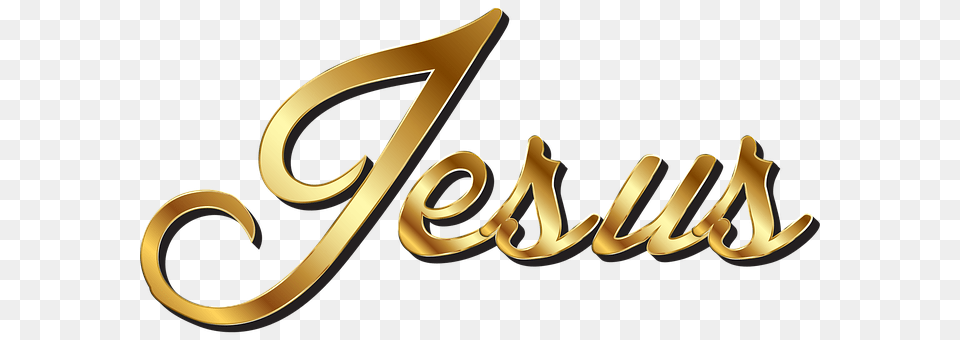 Jesus Gold, Smoke Pipe, Text Free Png Download