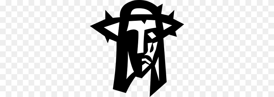 Jesus Stencil, Adult, Logo, Male Png