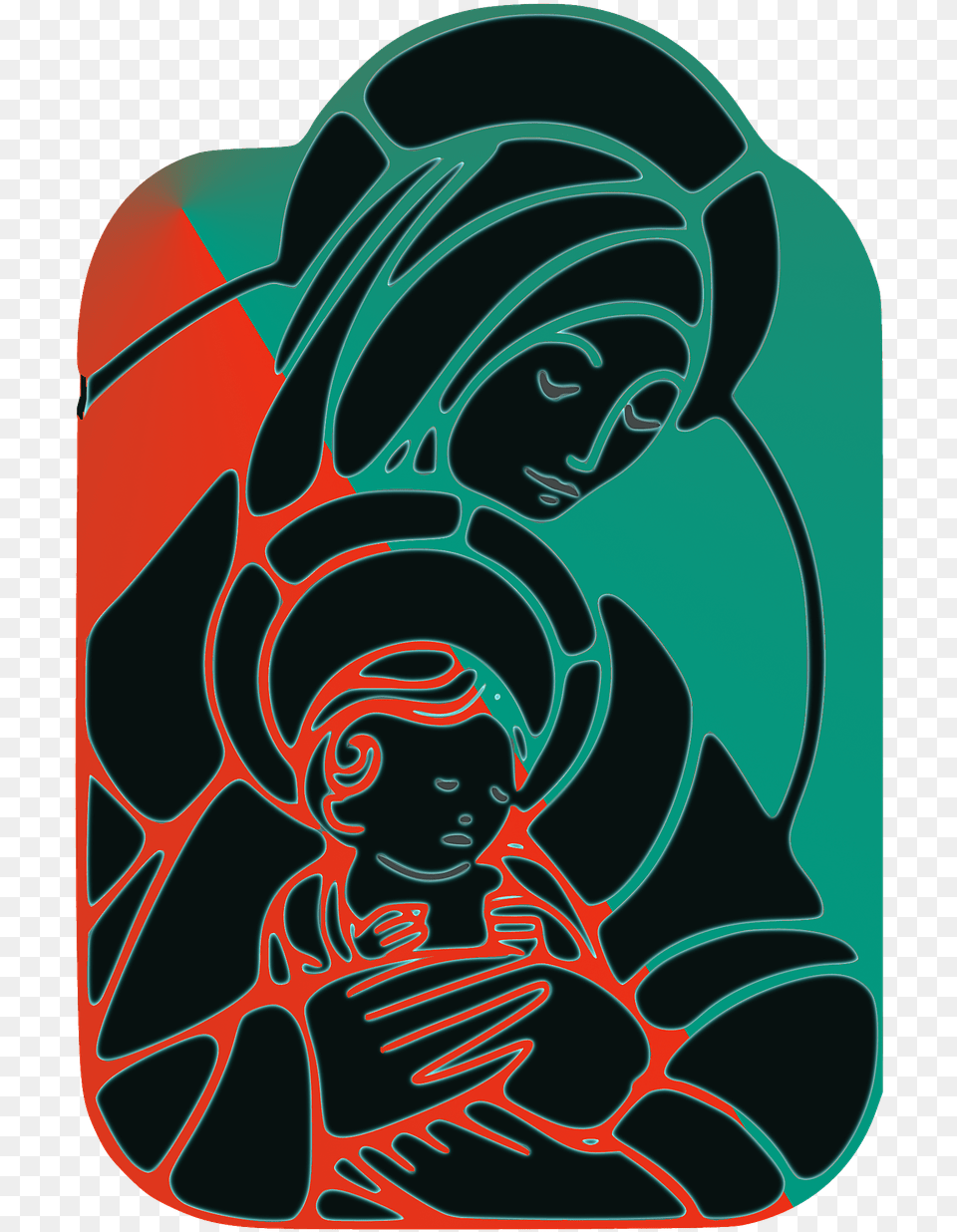 Jesus And Mary Clipart, Art, Face, Head, Person Png