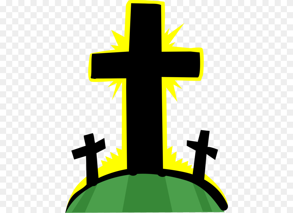 Jesus And The Cross Clipart Jpg Free Calvary Golgotha Salib Yesus Salib Vector, Symbol Png