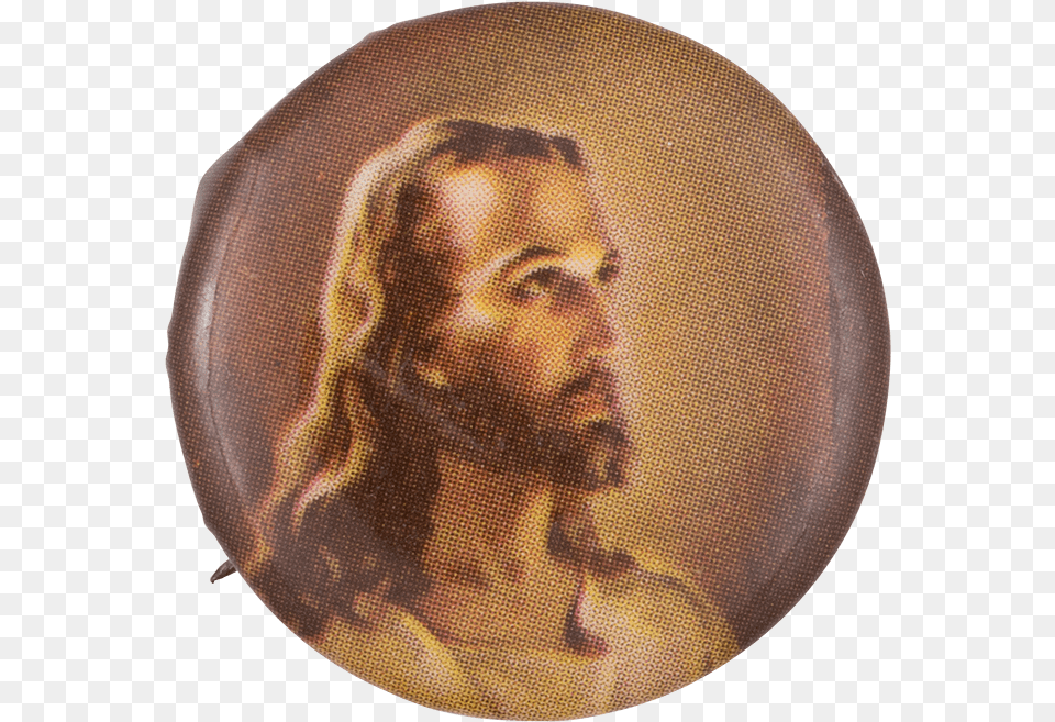 Jesus Art Button Museum Sallman Head Of Christ, Home Decor, Adult, Female, Person Png