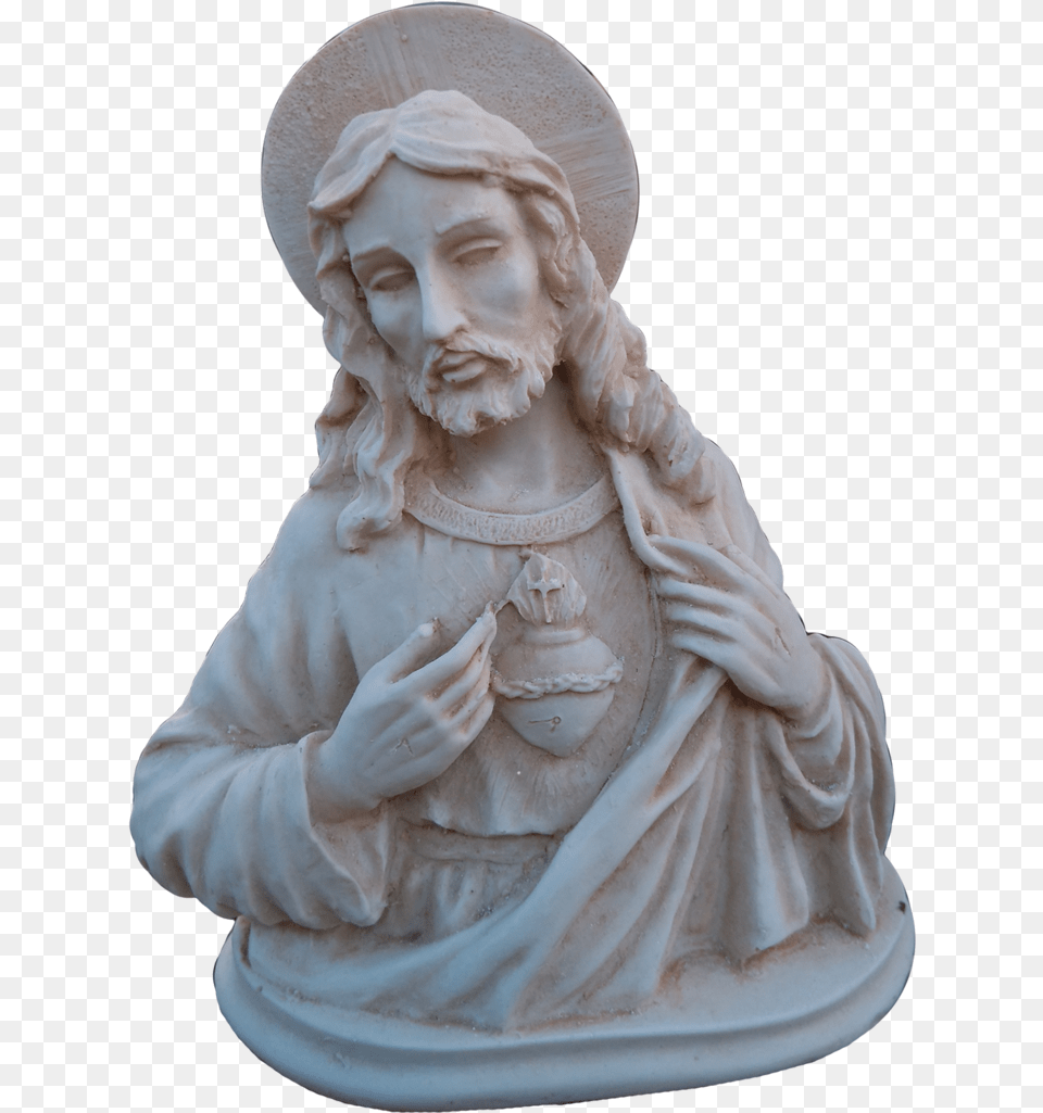 Jesus Bust 14cm Statue, Art, Figurine, Person, Face Free Png