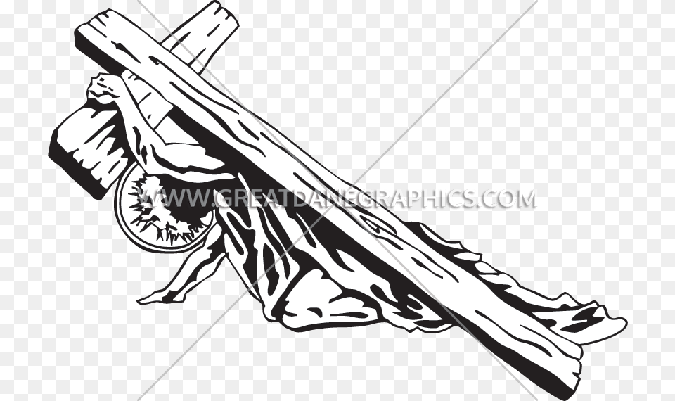 Jesus Carrying The Cross, Wood, Bow, Weapon, Symbol Free Transparent Png