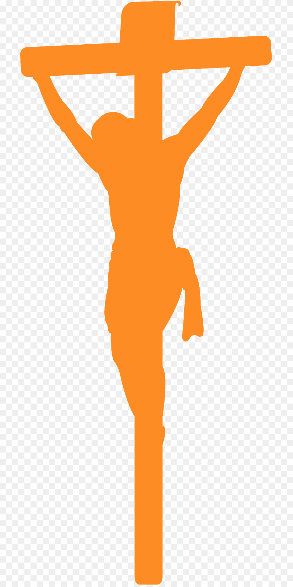 Jesus Christ Crucified Silhouette, Cross, Symbol, Crucifix, Person Free Transparent Png