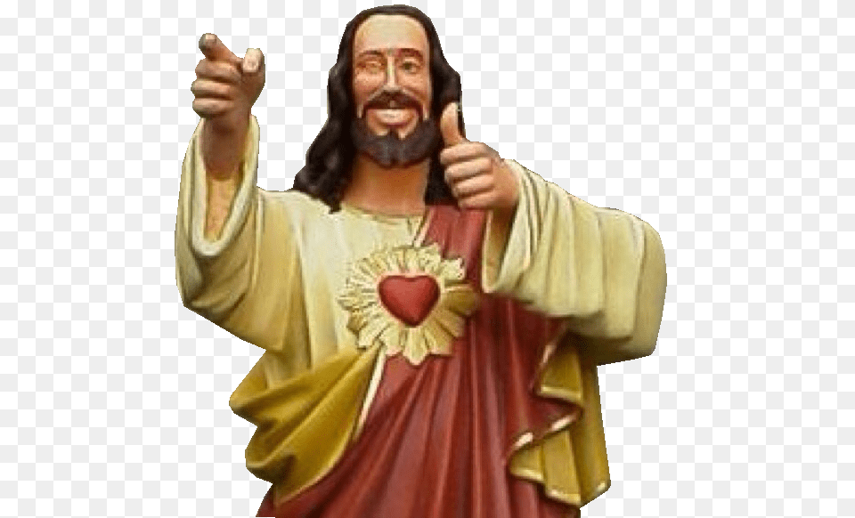 Jesus Christ Never Existed Buddy Jesus, Adult, Female, Figurine, Person Png