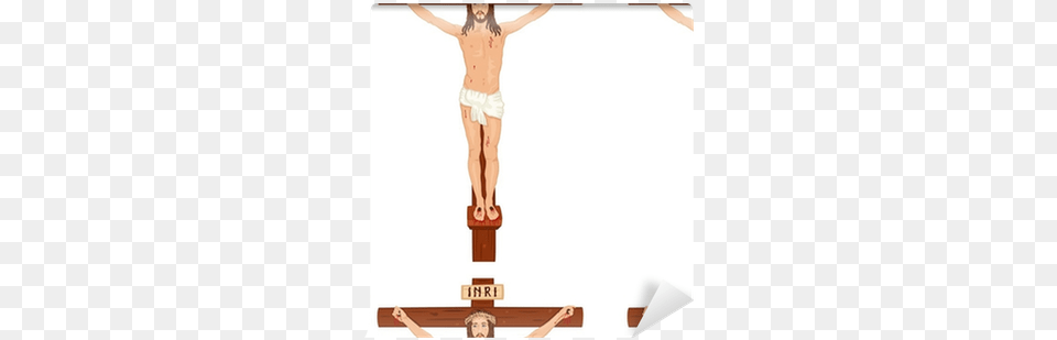 Jesus Christ On The Cross Crucifix, Symbol, Person, Girl, Female Png Image