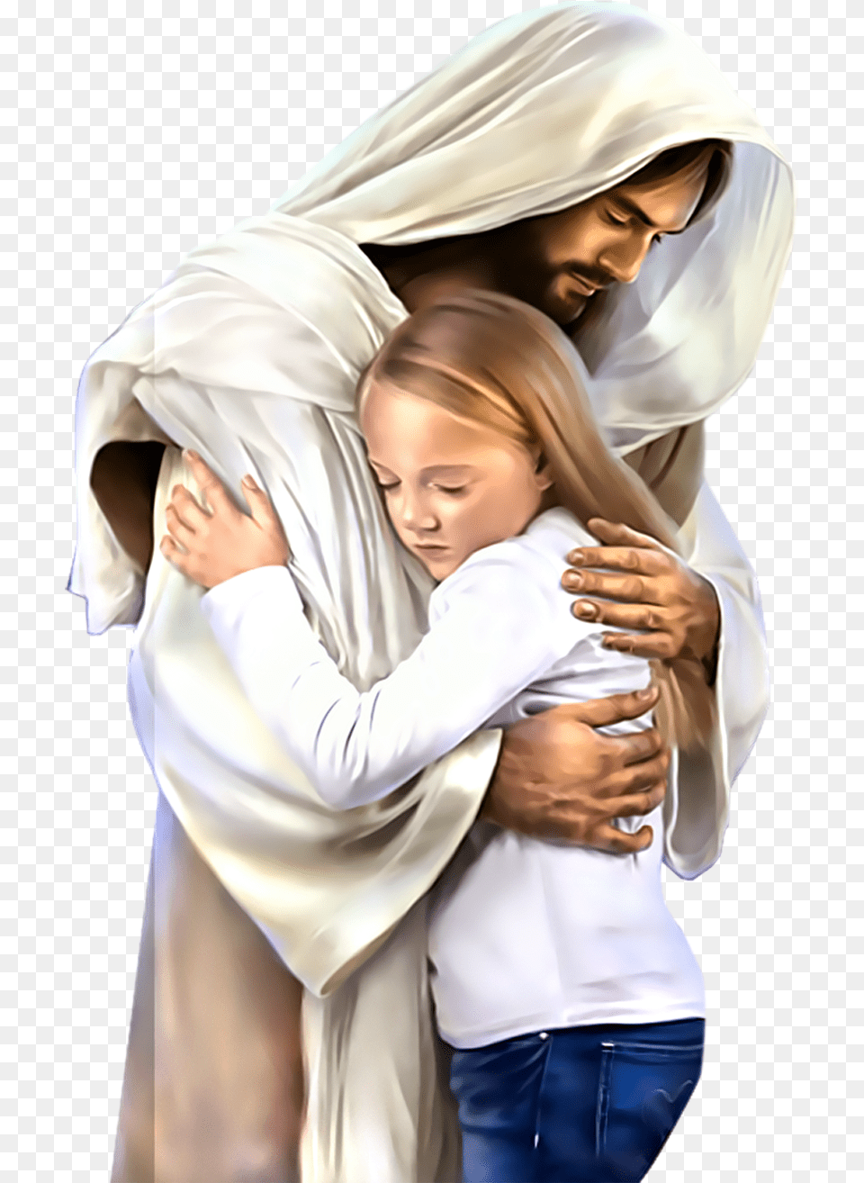 Jesus Christ Picture Jesus Christ, Adult, Female, Hugging, People Png Image