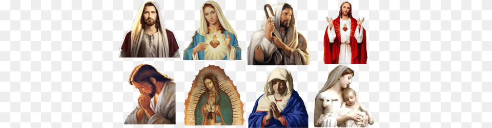 Jesus Christ Stickers Apps On Google Play Whatsapp Catholic Stickers, Fashion, Person, Costume, Clothing Png Image