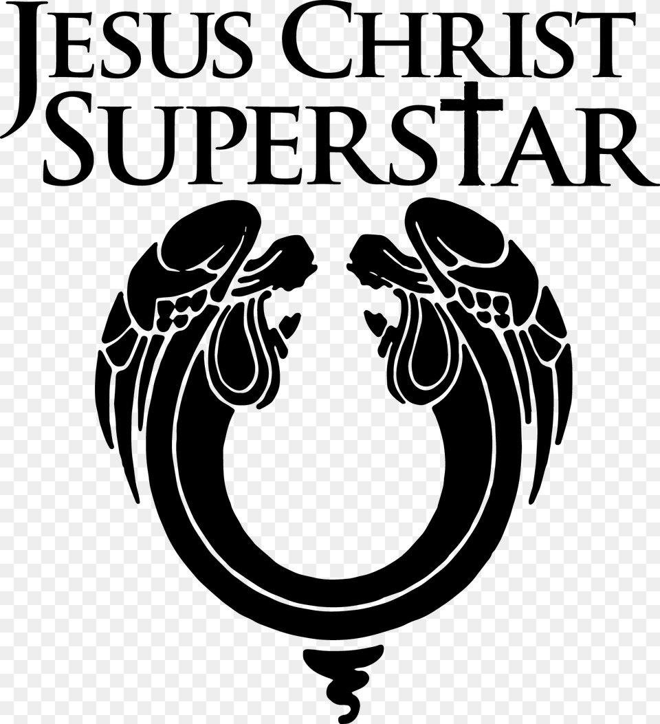 Jesus Christ Superstar Black 20th Anniversary London Cast Recording Jesus Christ, Stencil, Book, Publication, Symbol Png Image