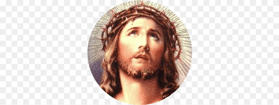 Jesus Circle Get High On Life Not Drugs, Portrait, Photography, Person, Head Png Image
