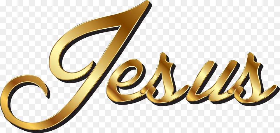 Jesus Clipart, Text, Gold, Tape Free Png