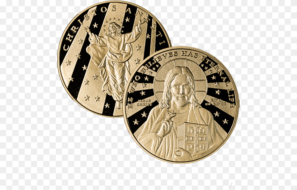 Jesus Coin, Adult, Wedding, Person, Gold Free Transparent Png