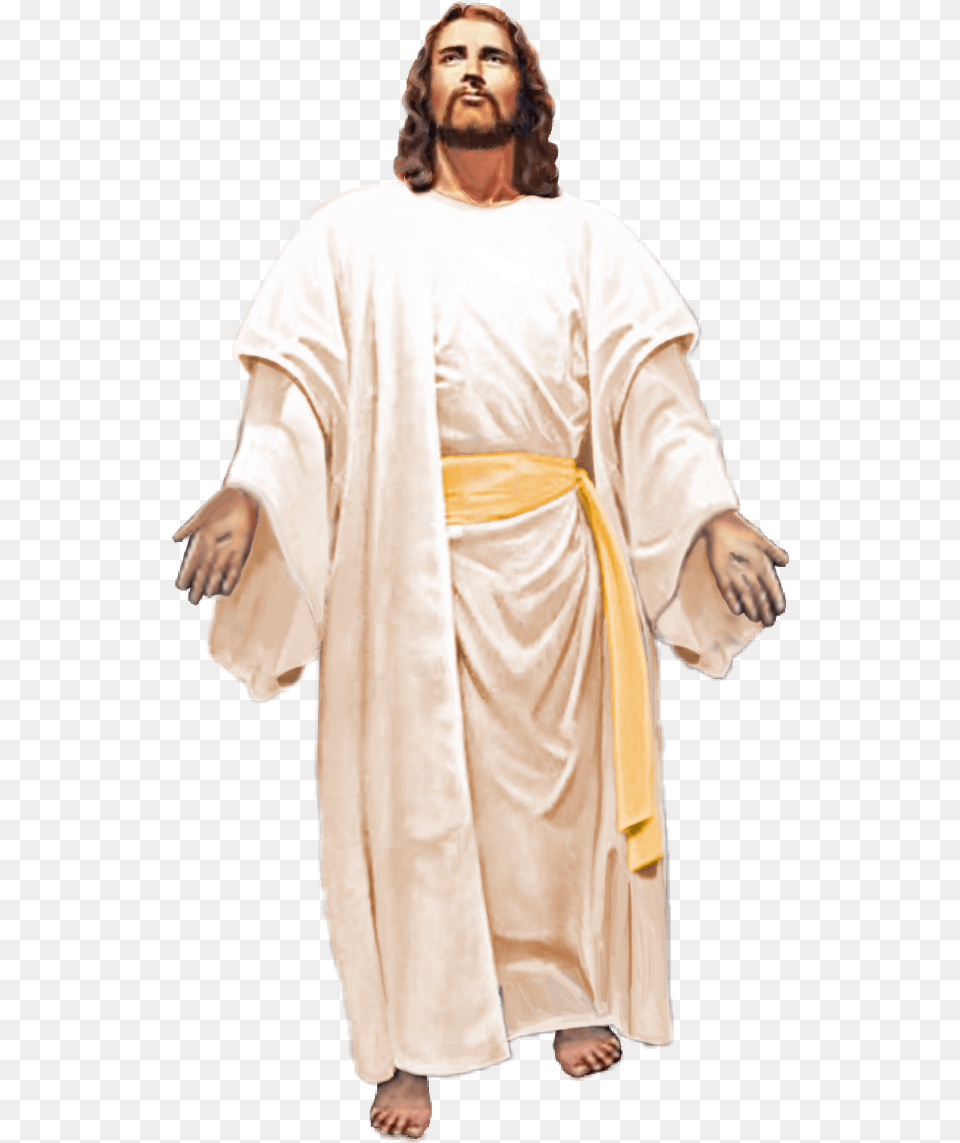 Jesus Coming Out Of Tomb Download Jesus Walking Out Of Tomb, Robe, Gown, Formal Wear, Fashion Png