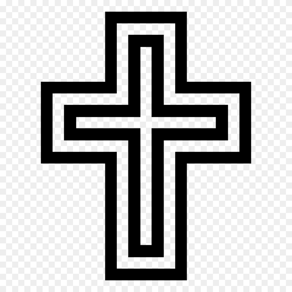Jesus Cross Icon Olivero, Gray Free Png