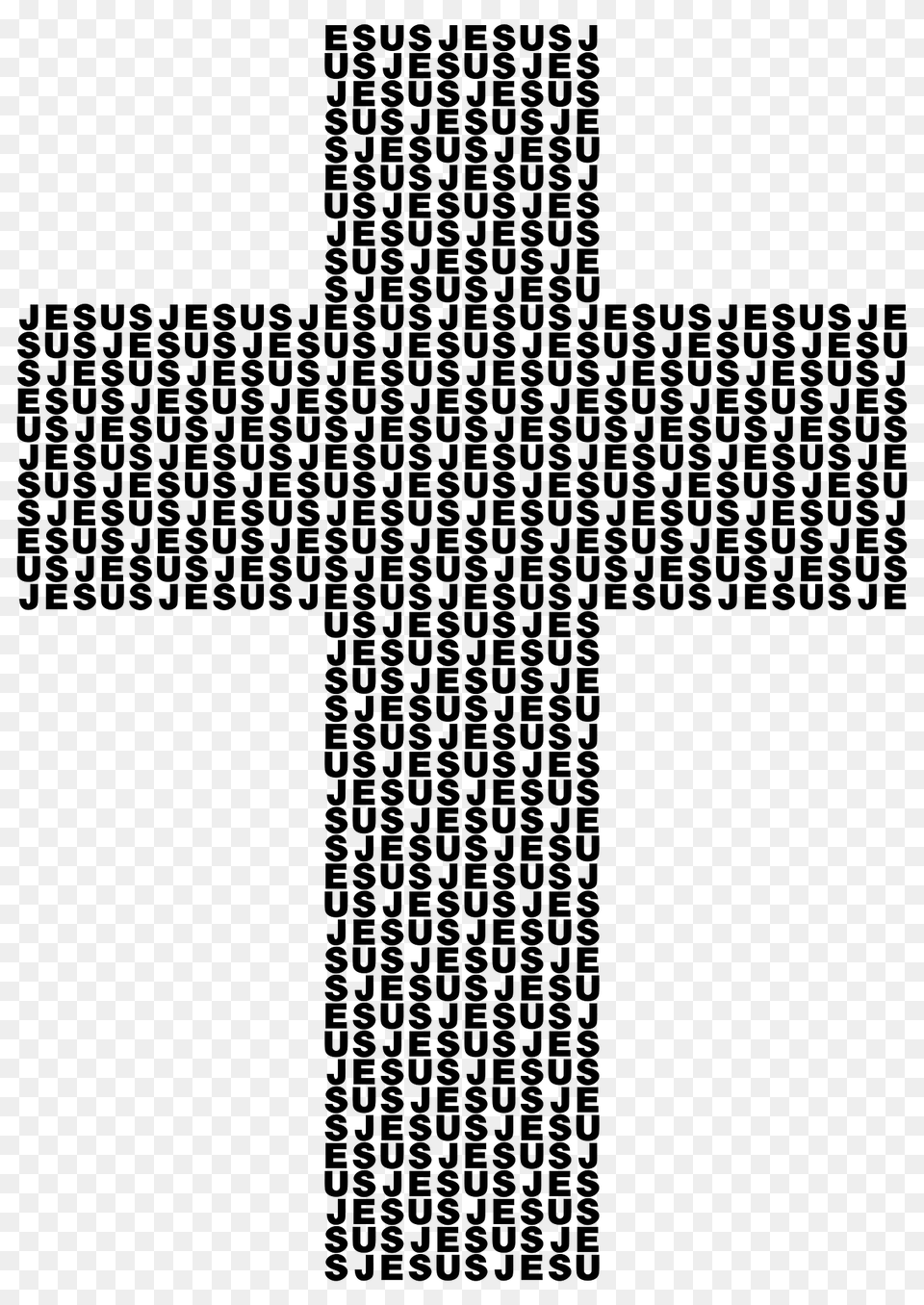 Jesus Cross Typography Ii Clipart, Symbol, Green Png Image