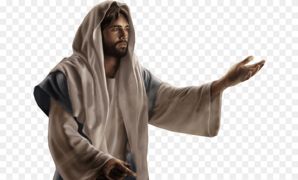 Jesus Face Transparent Background Jesus, Fashion, Clothing, Hood, Adult Png