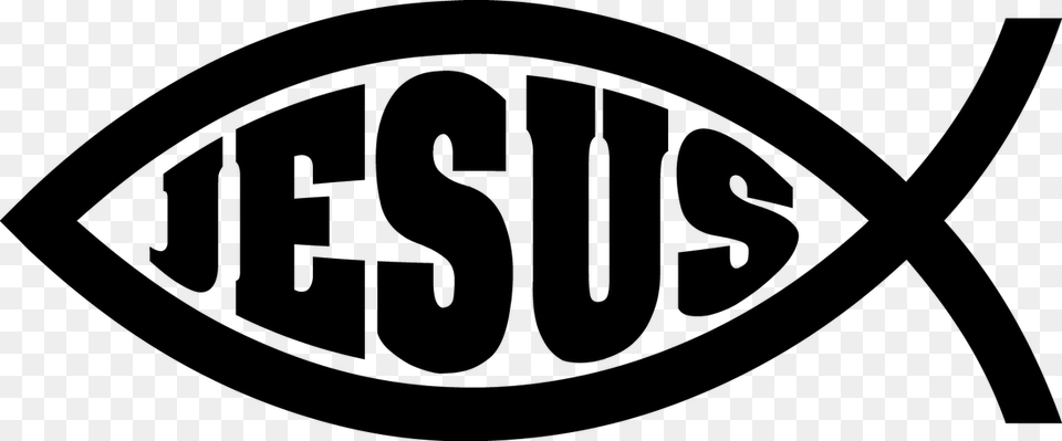 Jesus Fish Fish With Jesus Logo, Gray Png