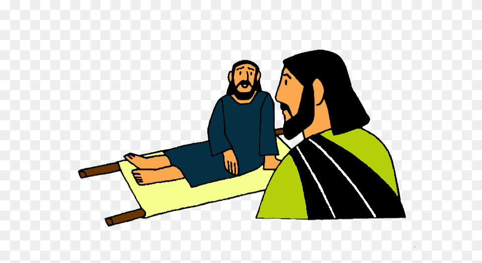 Jesus Heals The Paralytic Clipart, Adult, Female, Person, Woman Png Image