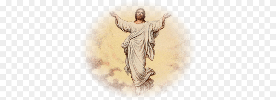 Jesus Heaven Ascension Of Jesus, Art, Person, Painting Free Png