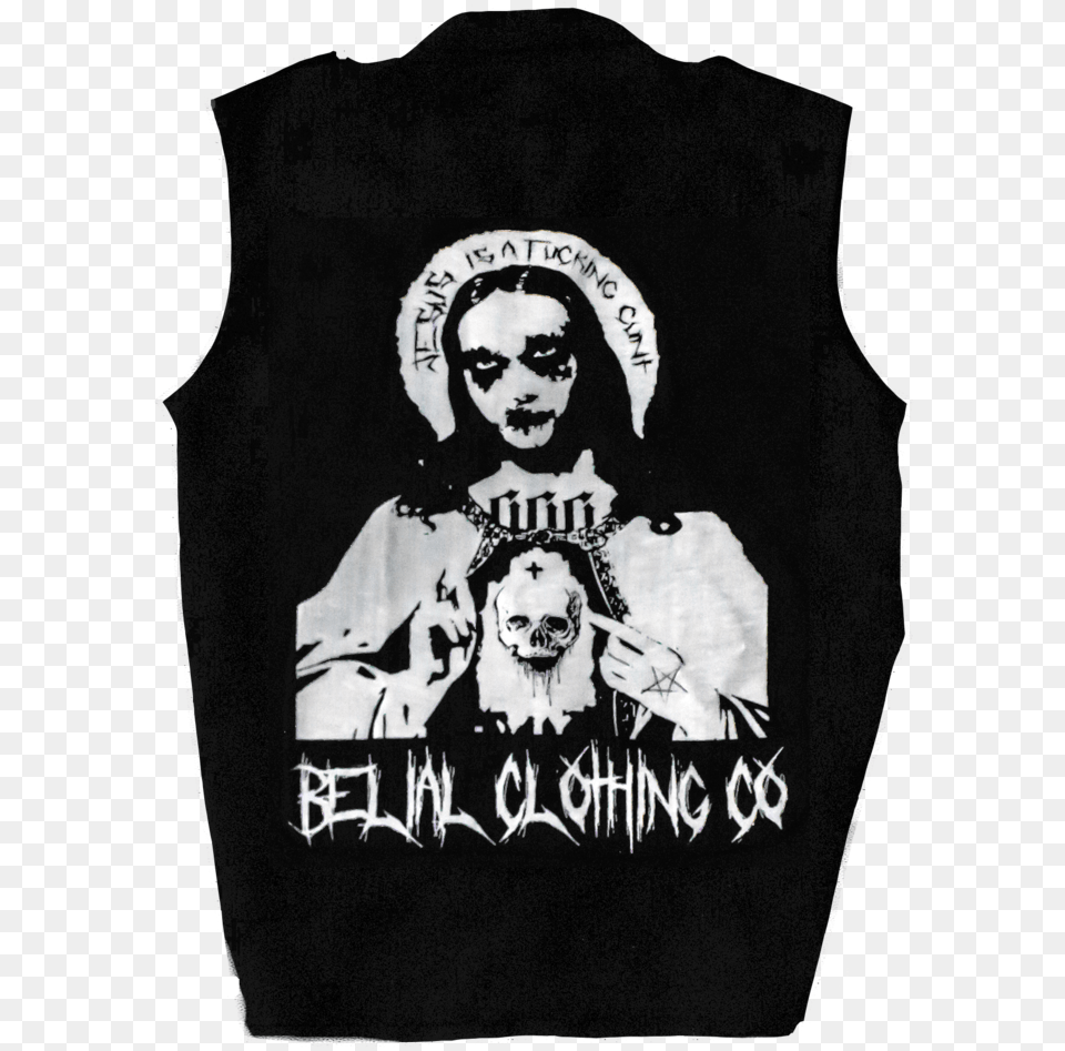 Jesus Is A Fucking Cunt, Clothing, Vest, Adult, Wedding Png