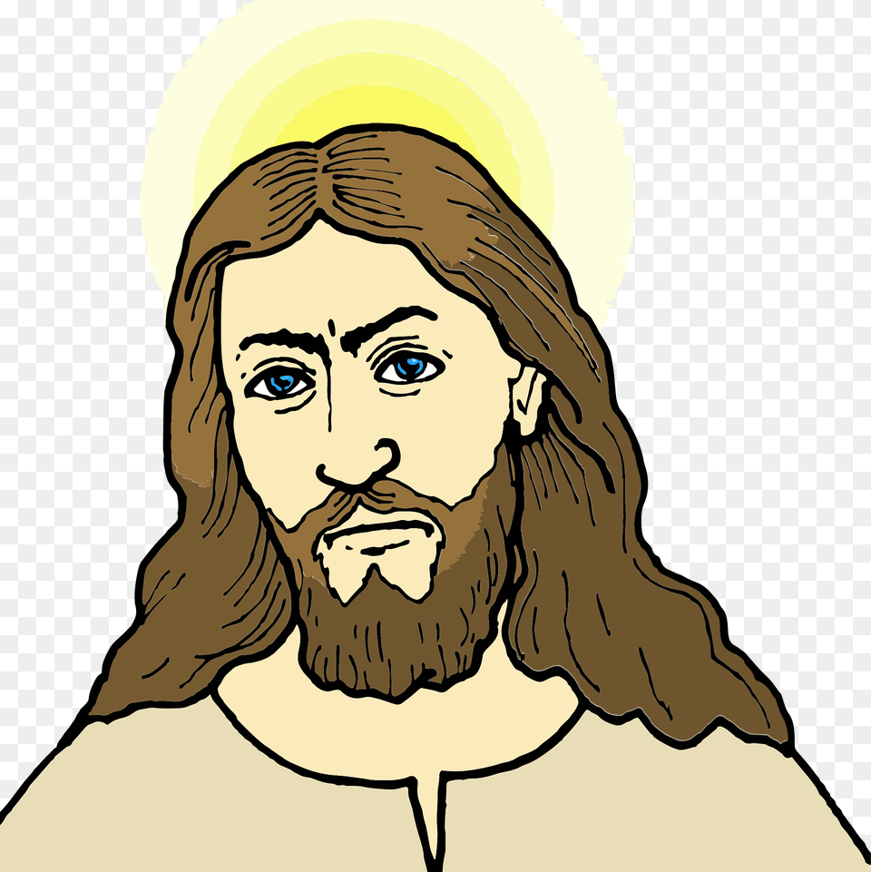 Jesus Is Angry Clipart, Head, Portrait, Photography, Person Free Png