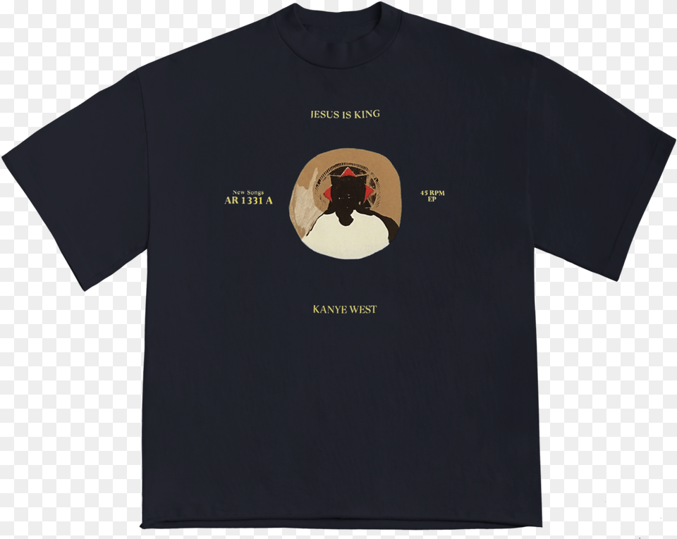 Jesus Is King Kanye West Tshirt, Clothing, T-shirt, Shirt Png