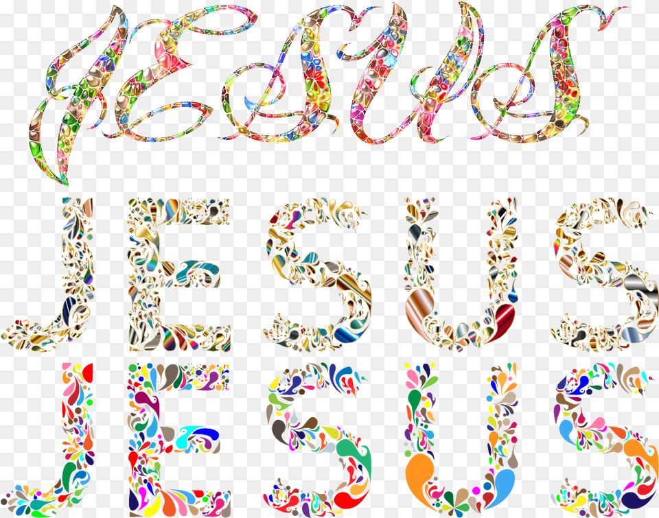 Jesus Jesus Religious Words Word Shapes, Number, Symbol, Text, Accessories Png