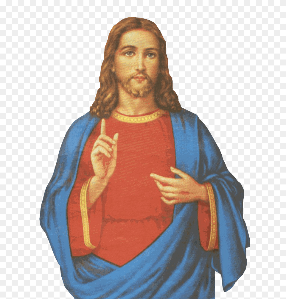 Jesus Old Image, Adult, Person, Painting, Woman Free Transparent Png