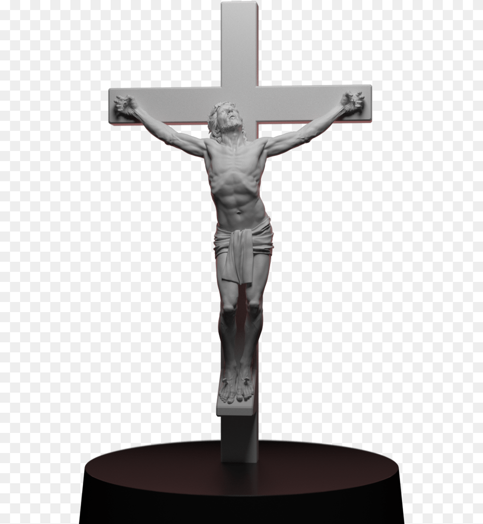 Jesus On The Cross Crucifix, Symbol, Adult, Male, Man Free Transparent Png