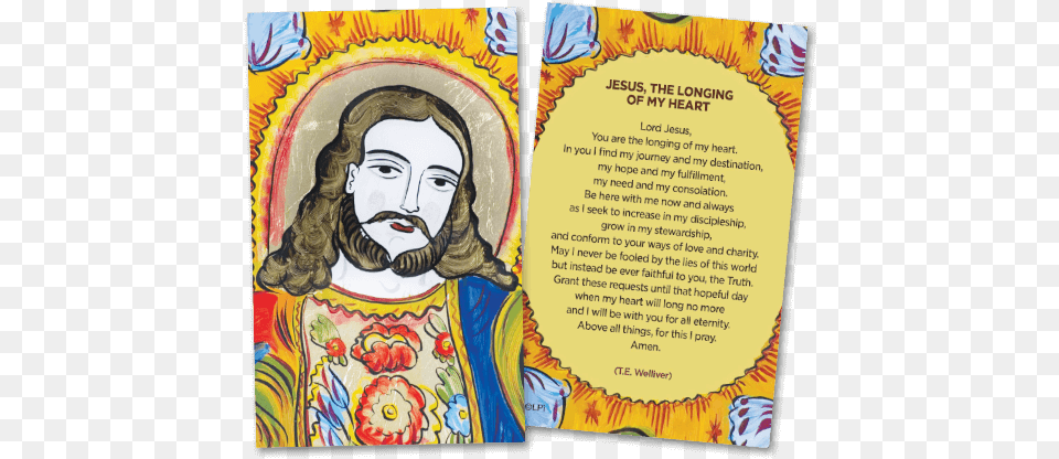 Jesus Prayer Card Visual Arts, Advertisement, Poster, Book, Publication Free Png