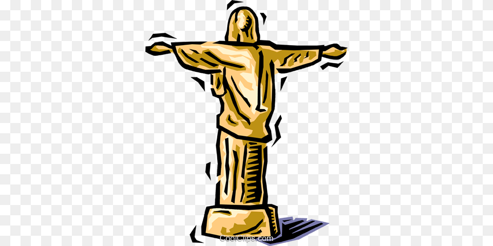 Jesus Royalty Vector Clip Art Illustration, Cross, Symbol, Person Png Image