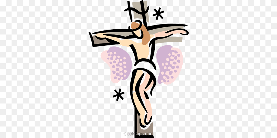 Jesus Royalty Vector Clip Art Illustration, Cross, Symbol, Crucifix Free Png Download