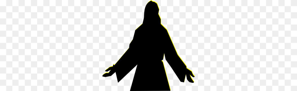 Jesus Silhouette The Final Part Of The Series Posted Very, Person, Walking, Body Part, Hand Free Png Download