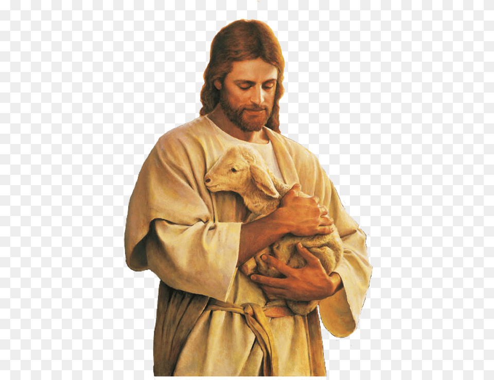 Jesus Take Care Of Me, Art, Painting, Adult, Person Png Image
