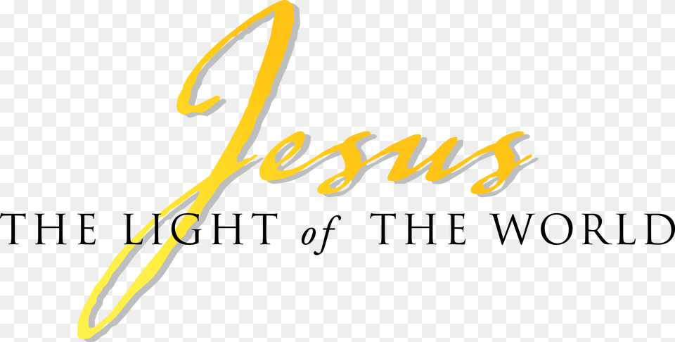 Jesus The Light Of The World, Text, Handwriting Png Image