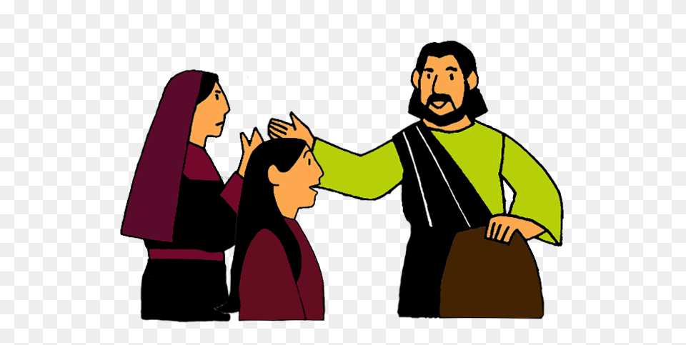 Jesus Visits Mary And Martha Clipart Clip Art Images, Adult, Person, Man, Male Png