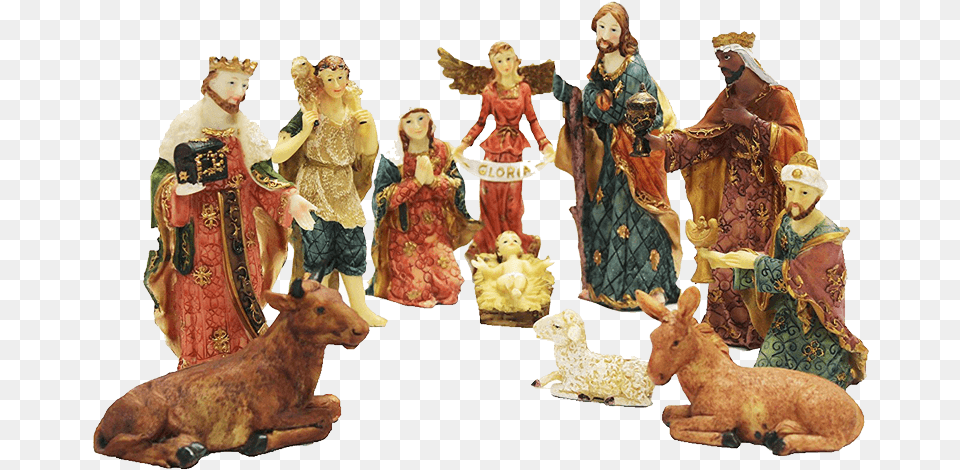 Jesuskart Christmas Nativity Set 6 Inch Kudil Set For Christmas, Figurine, Adult, Wedding, Person Free Transparent Png