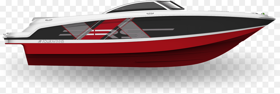 Jet Black Amp Crimson Red Launch, Transportation, Vehicle, Yacht, Boat Free Png Download