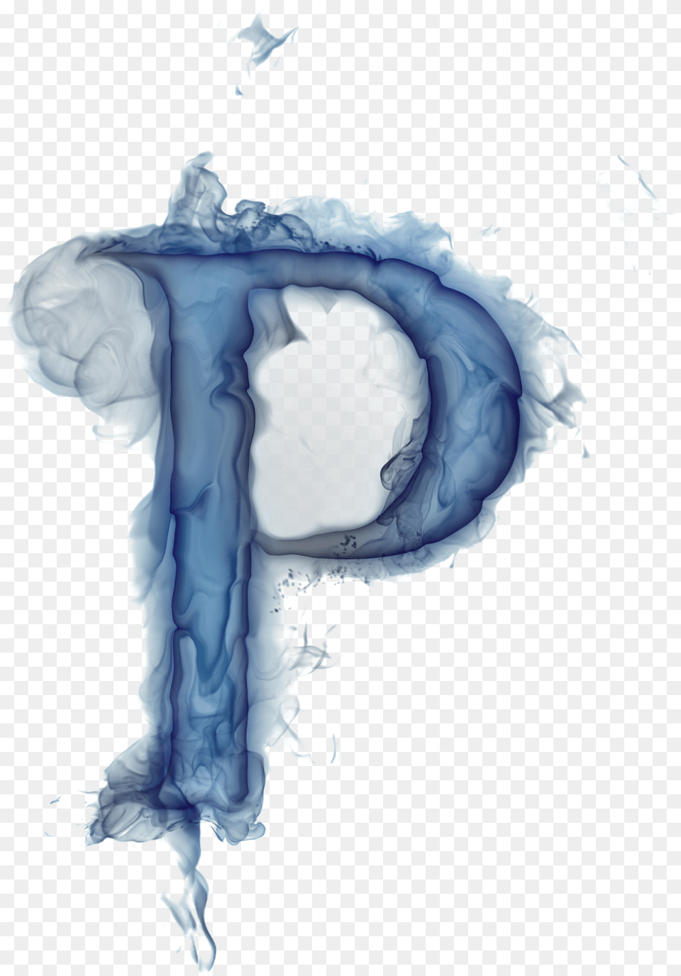 Jet Clipart Smoke Letter P Blue, Ct Scan, Ice, Outdoors, Person Png Image