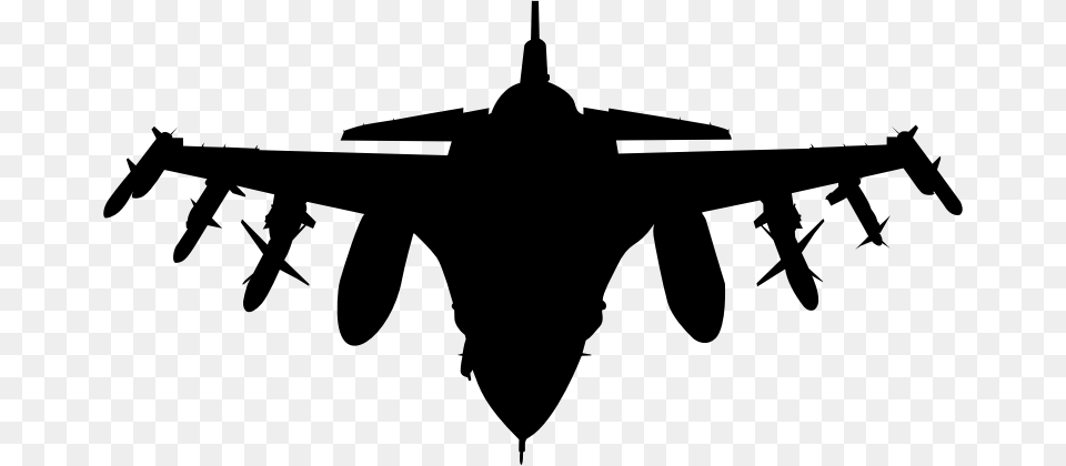 Jet Fighter, Gray Free Png Download